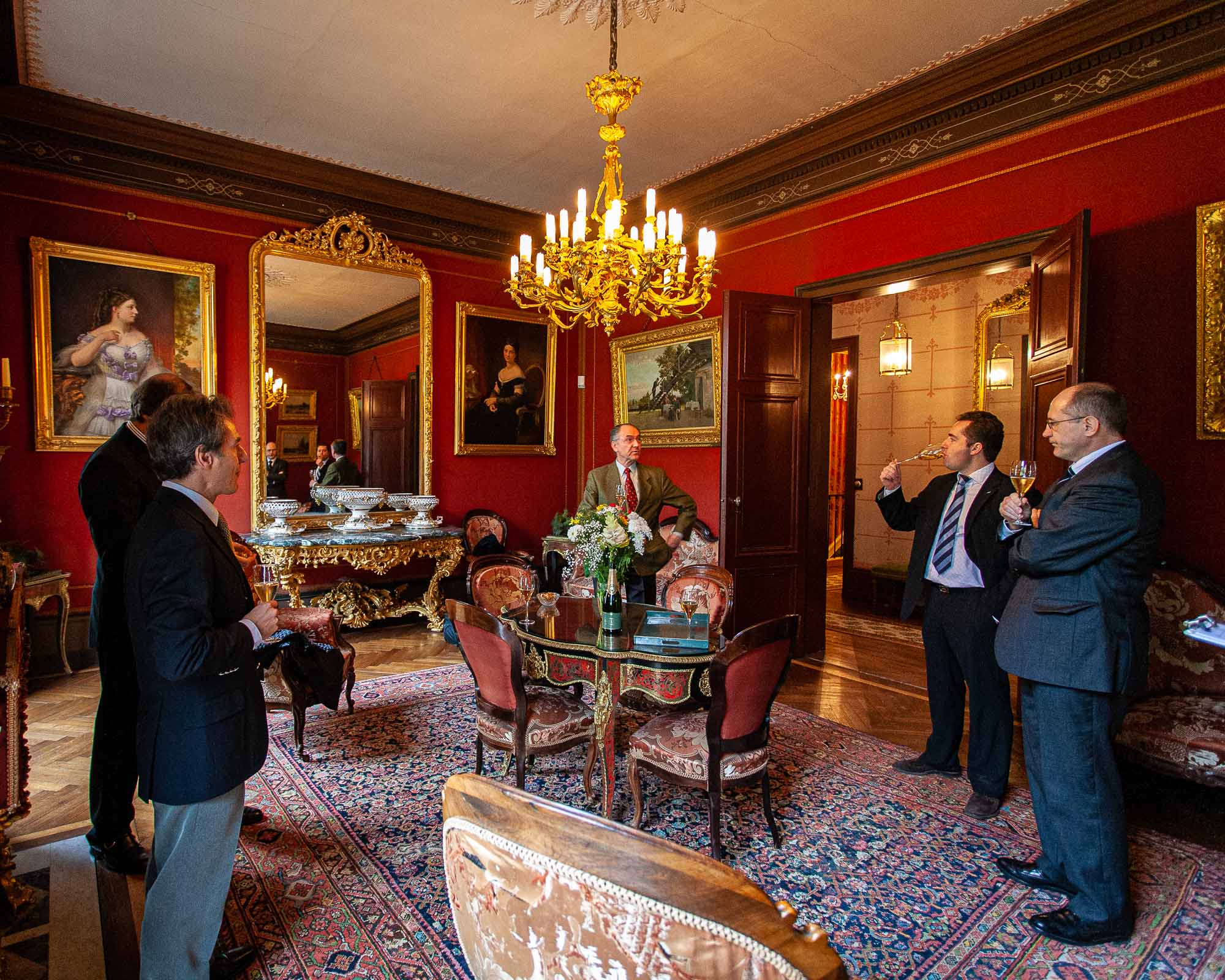 Champagne, tasting at Champagne Deutz