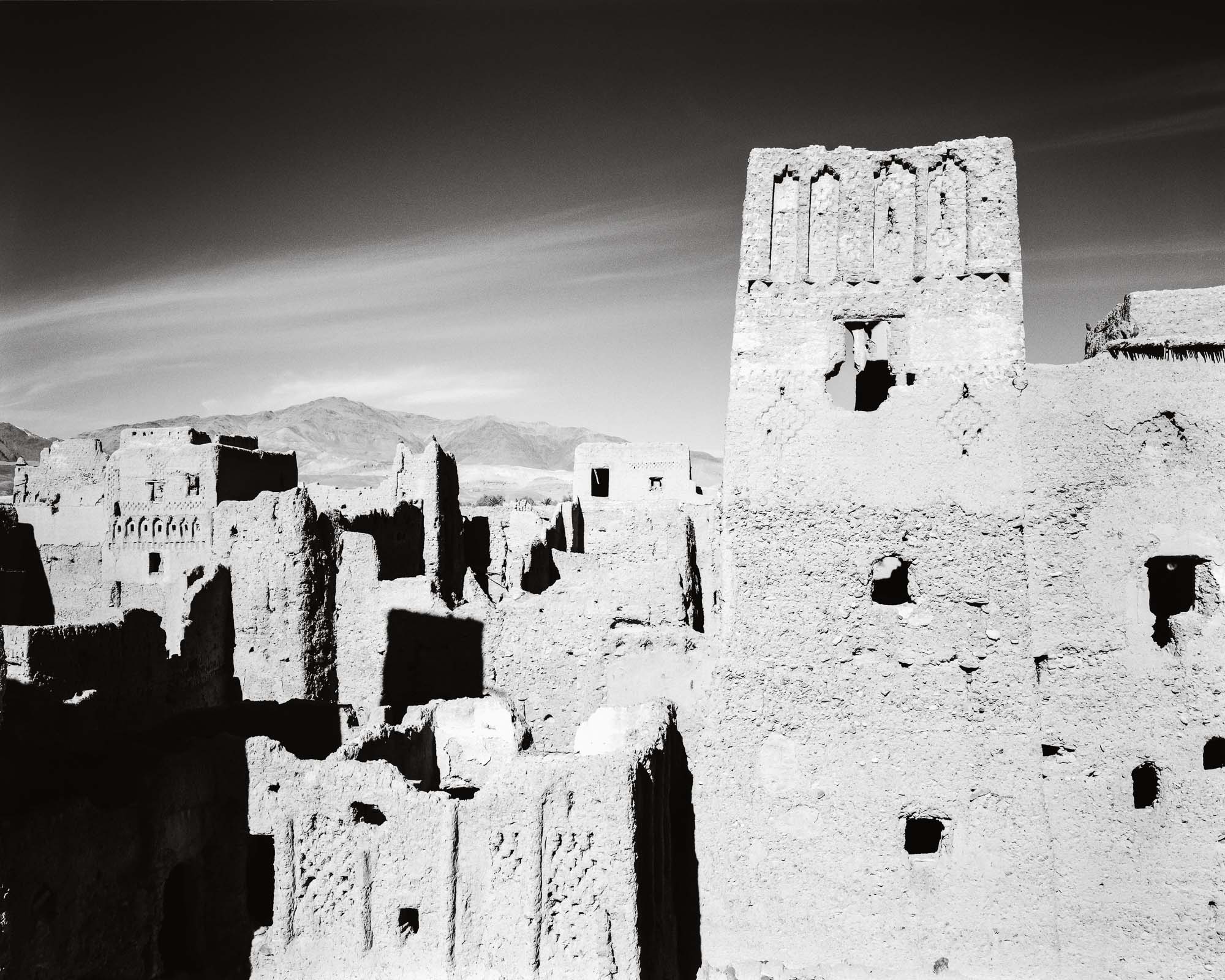 Kasbahs in Morocco, igherm Azougar, the former mellah, or jewish quarter, Tamekchot, winter 2007