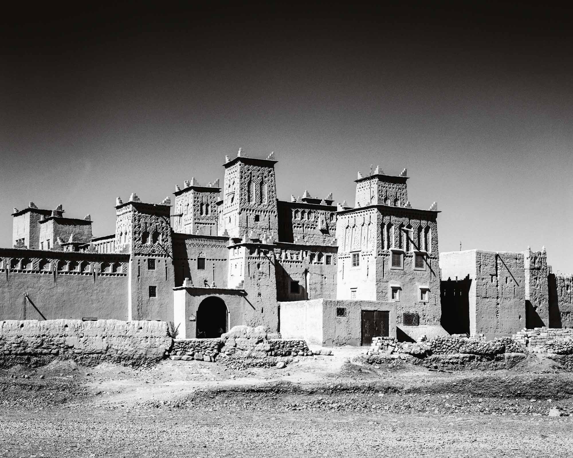 Kasbahs in Morocco, kasbah Amerhidil, Skoura, summer 2005