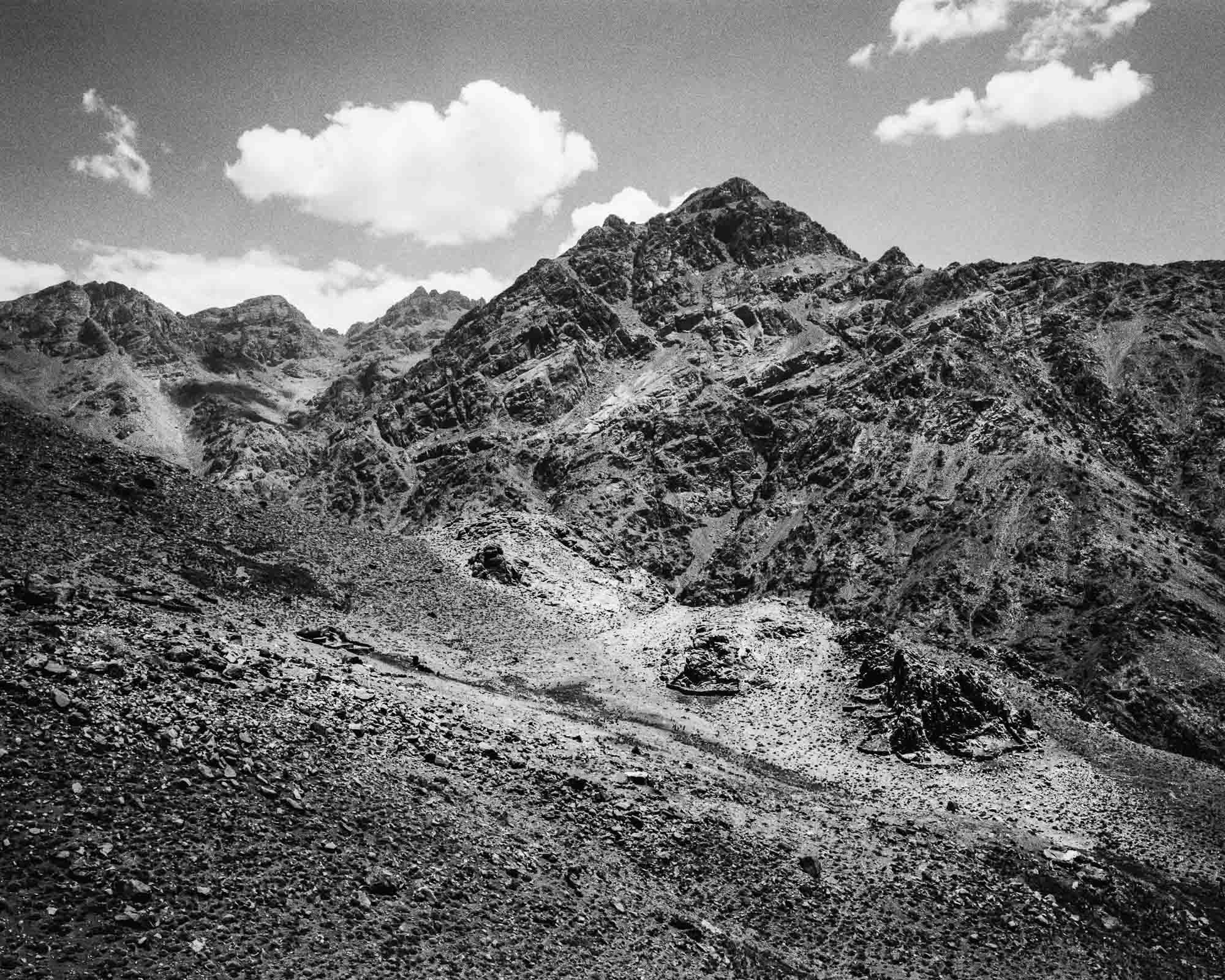 Tagharghist, a berber village in Morocco, Mount Ouanoukrim, summer 2009