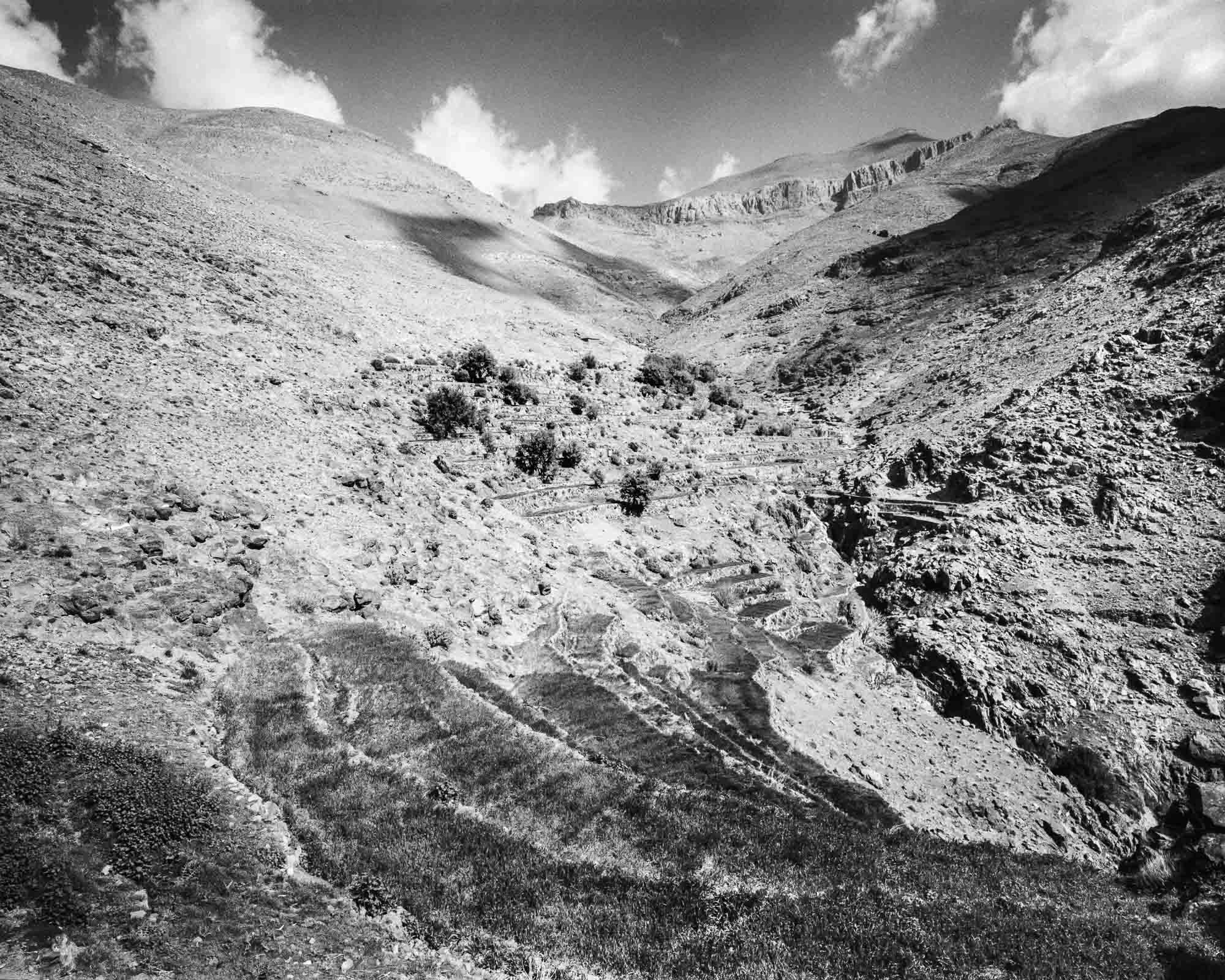 Tagharghist, a berber village in Morocco, fields at Agouni n-ait Anou, spring 2013