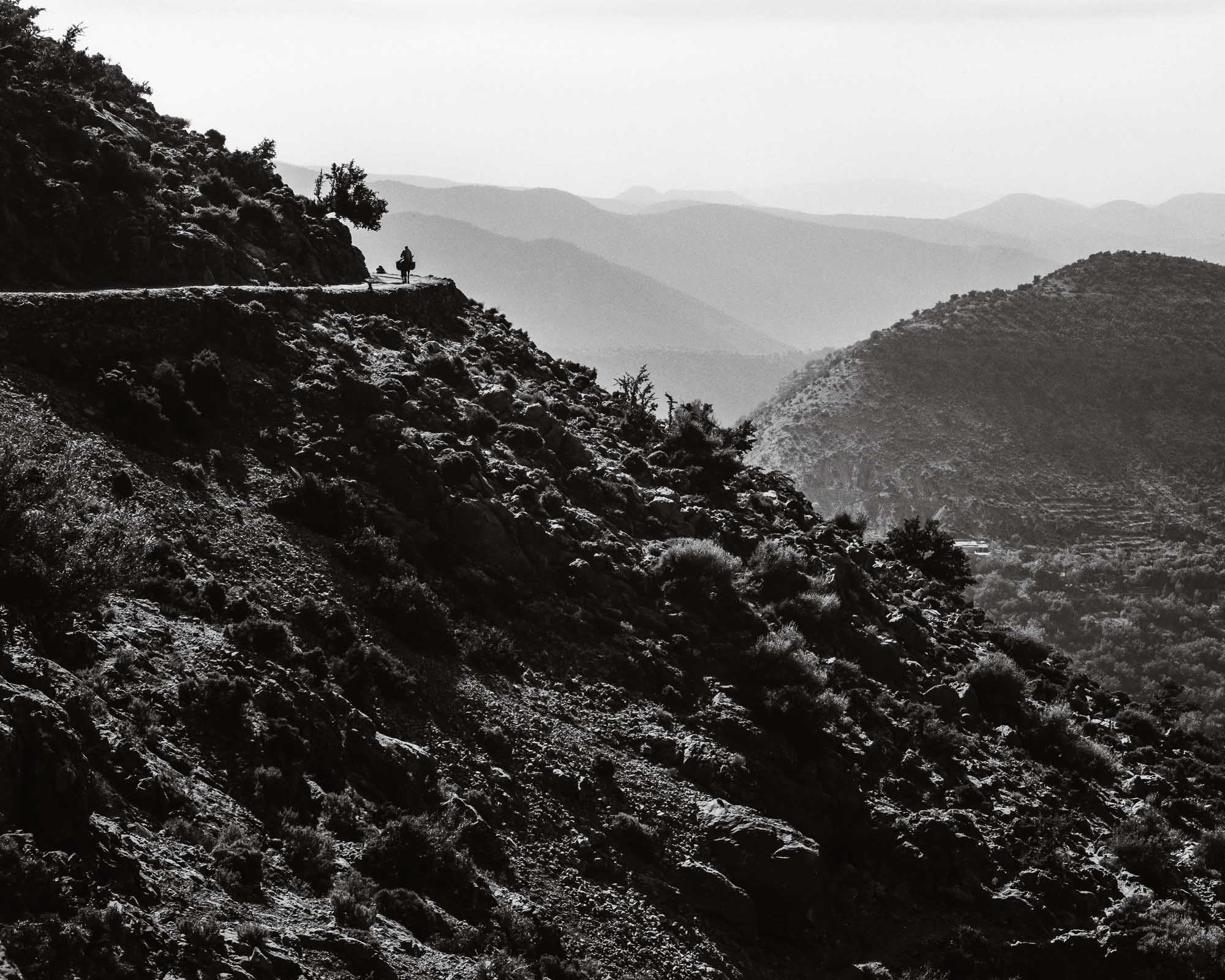 on the road to Immouzer des Ida ou Tanane for the weekly souk, spring 2003